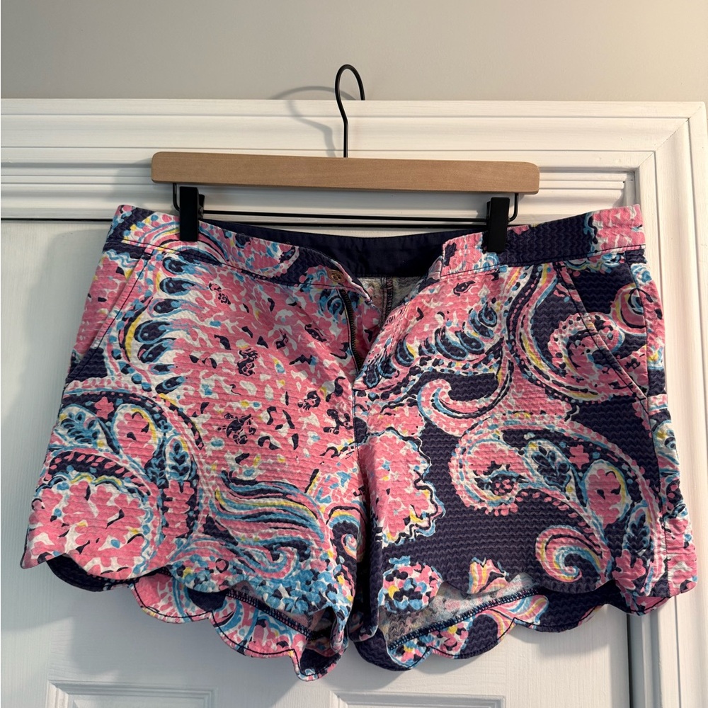 Lilly Pulitzer Pink and Blue Buttercup Shorts